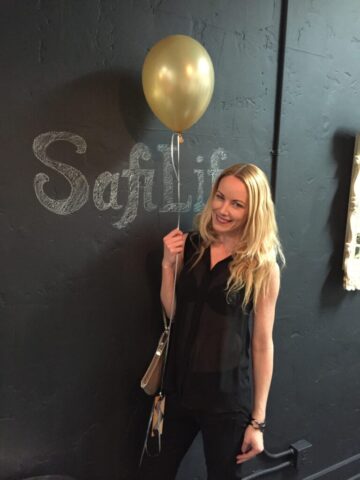 Sarah Lynn Dawson at a SafiLife Event